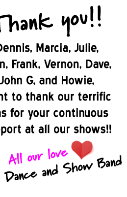 Thank you! All members of Deja Vu Dance and Show Band thank our terrific fans for showing their support at South Point's Grand Opening of the Grand View Lounge!